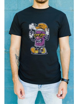 Velmora Fashion Unisex Oversize 24/1 Penye Dtf Baskılı Tişört - DTF183