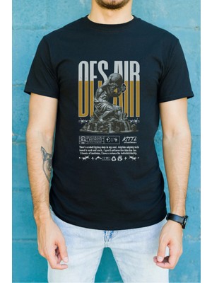 Velmora Fashion Unisex Oversize 24/1 Penye Dtf Baskılı Tişört - DTF74