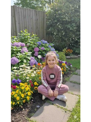 Yavrucak Girls 6036 Kız Çocuk Ikili Taşlı Eşofman Takımı