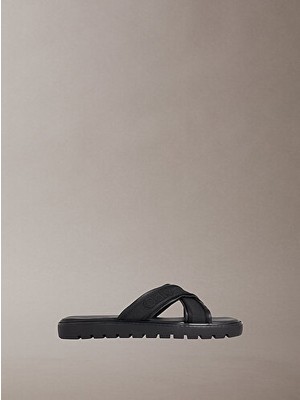Calvin Klein Erkek Square Molded Xcross Sandalet
