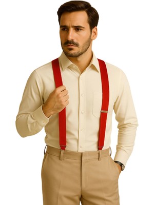 Çantachım Pantolon Askısı Erkek Düz Renk