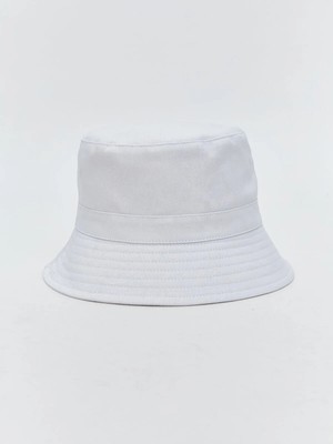 Lc Waikiki Yeni Sezon Unisex Basic Beyaz Bucket Şapka