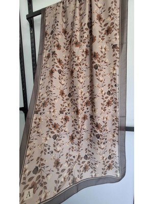 Aminenesil Lioren Soft Pamuk Şal Vizon Kahve Renk