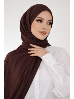 Anuk Grup Penye Şal - Kadın Tesettür Jersey Hijab Lycra Shawl