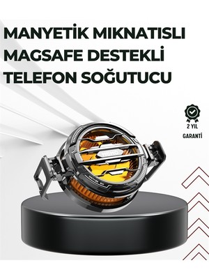 Telefon Soğutucu | LED Işık Efektli | Power Aparatlı | Sessiz ve Taşınabilir Model
