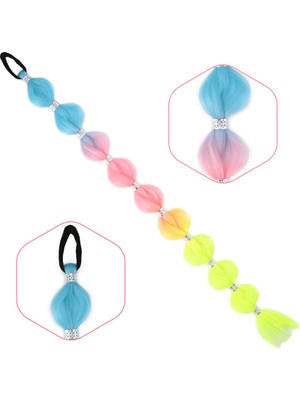 Indispensablely Örgülü Aksesuarlı Lastikli At Kuyruğu / ACM20