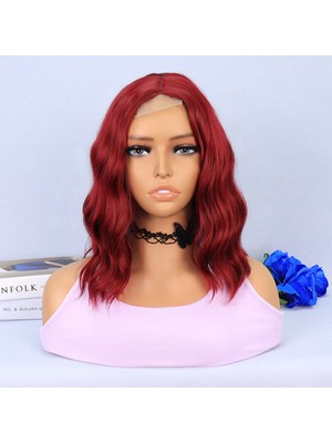 Indispensablely Kızıl Fiber Sen Tül Peruk