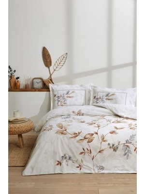 Indispensablely Özdilek Çift Kişilik Ranforce Nev Takımı Cuivre Gri