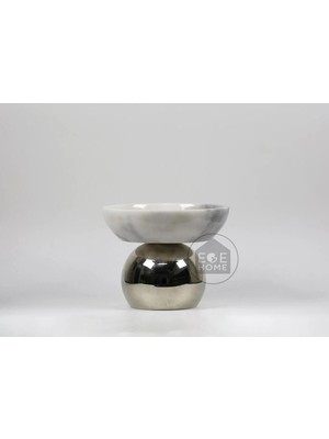 Ege Gross Mermer Kase Gümüş Top Ayak