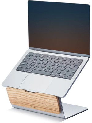 Clue Design Ahşap Dizüstü Bilgisayar Yükselticisi - Macbook Yükseltici Stand