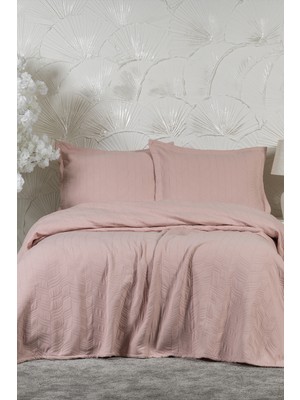 Elart Fashion Yatak Örtüsü Seti Tek Kişilik (180X240 Cm) Gülkurusu