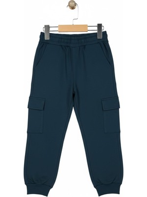 Pandonim Erkek Çocuk Paça Manşetli Tek Kargo Cepli  Eşofman Altı  BGL-ST05224