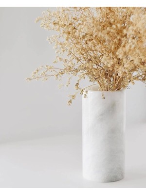 Ege Gross Beyaz Mermer Vazo