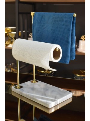 Ege Gross Mermer El Havluluk Kağıt Havluluk Gold Dekorlu