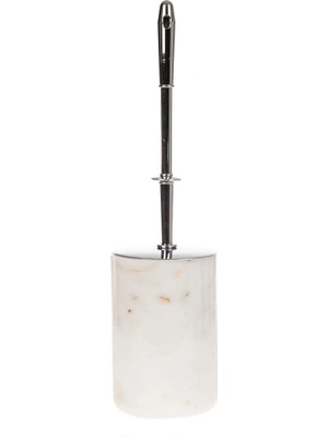 Ege Gross Beyaz Renk Gümüş Detaylı Tuvalet Fırçası