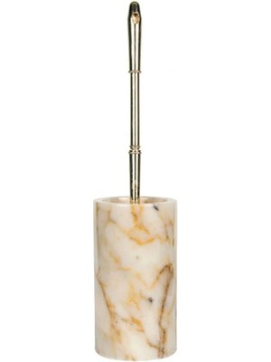Ege Gross Afyon Şekeri Renk Altın Detaylı Mermer Tuvalet Fırçası