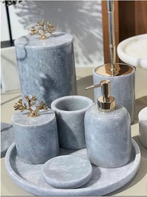 Ege Gross Mermer 7'li Banyo Seti