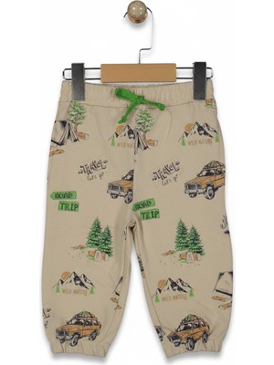 Pandonim Erkek Çocuk Baskılı  Eşofman Altı BGL-ST05226