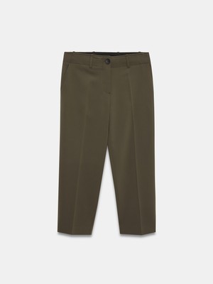 Dilvin 72279 Orta Belli Kapri Pantolon-Haki