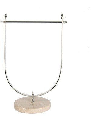 Ege Gross Mermer Tabanli Pirinç El Havluluk Gümüş