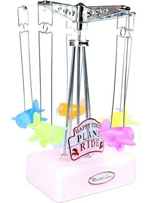 Mulvxurg  URG02 Hareketli Uçaklı Kurmalı Hediyelik Küçük Müzik Kutusu Aleti (Mulvix)