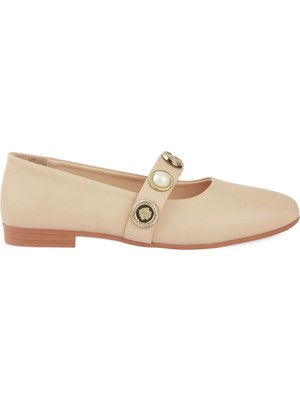 Pegia Deri Tokalı Kadın Babet DG6101