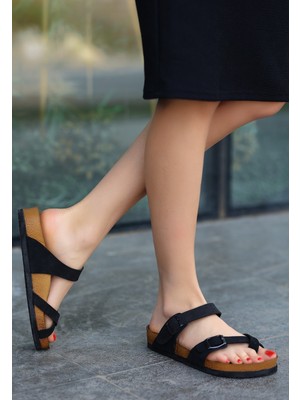 SEPET365 Opil Siyah Nubuk Terlik