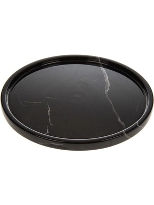 Ege Gross Dekoratif Dogal Mermer Tepsi Servis Sunum Tabağı