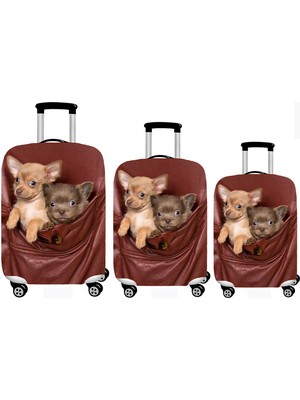 Smart Travel 3lü Set Büyük Orta Kabin Boy Valiz Bavul Koruyucu Kılıfı