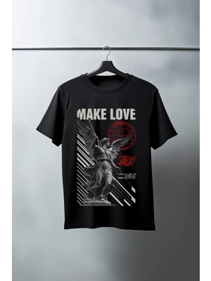 Velmora Fashion Unisex Oversize 24/1 Penye Dtf Baskılı Tişört - DTF78
