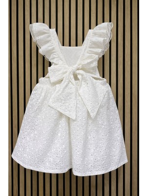 NerKids Kız Çocuk Yıldız Çantalı Elbise