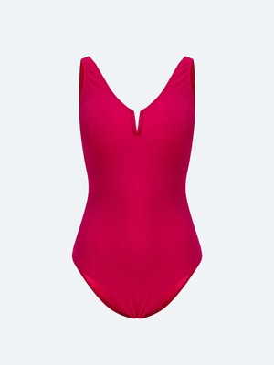 Lc Waikiki Yeni Sezon Kadın V Yaka Düz Mayo