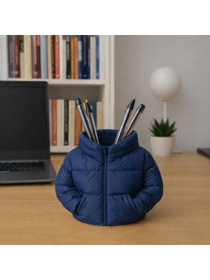 Basart 3D Tasarım "şişme Mont" Serisi Dekoratif Kalemlik ve Organizer