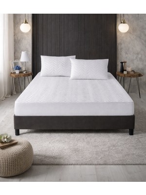 Goldroom Home Goldroom Sıvı Geçirmez Kapitoneli Fitted Alez Yatak Koruyucu