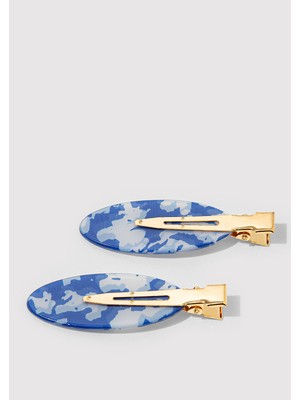 Mavi 2li Klipsli Toka 1913893-10242