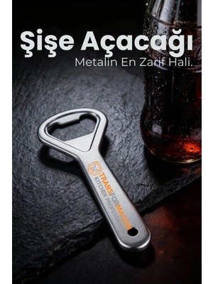 Creatividad Solutions Ergonomik Metal Şişe Açacağı - Gazoz, Kola, Bira Kapağı Açıcı 722620
