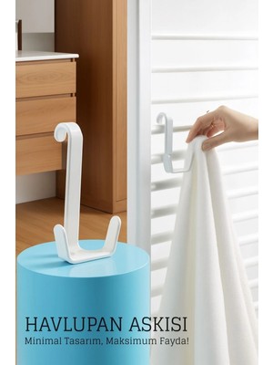 Creatividad Solutions Havlupan Askısı - Pratik Radyatör Üstü Askı Çift Kancalı Tasarım 722399