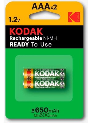 Magicool Kodak 2 Adet 650 Mah Ni-Mh Şarjlı Ince Pil