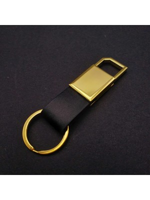 LTG Nova Metal Deri Anahtarlık Siyah Gold (892)