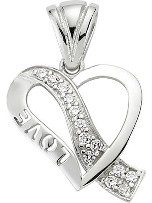 LTG Nova 925 Ayar Gümüş Love Kalp Kadın Gümüş Kolye PND47138292 (892)