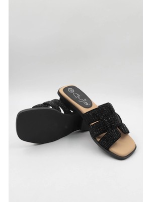 Guja Kadın Kısa Topuklı Taşlı Şık Terlik Gj 26Y 467