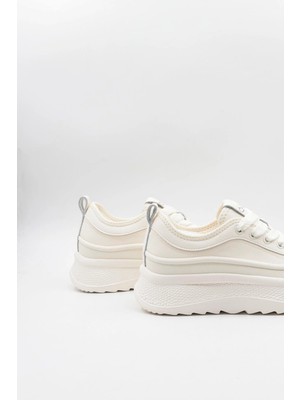 Guja Kadın Yüksel Taban Bağcıklı Günlük Spor Aykkabı Gj 26Y 373