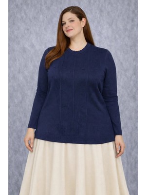 Modaplaza Kadın Soğuk Ip Triko Kazak