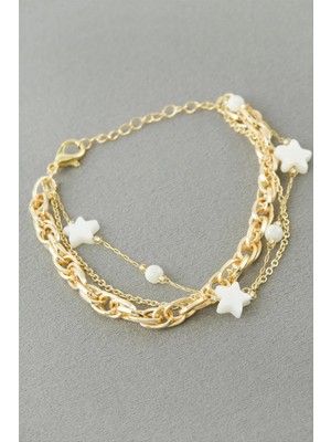 LTG Nova Yıldız Zincir Boncuk Bileklik