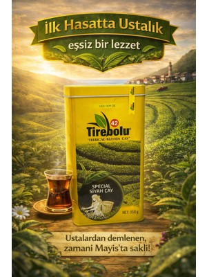 Seymen Bıçakçılık Tirebolu 42 Special Siyah Çay 350 gr – Ilk Hasat Özel Lezzet