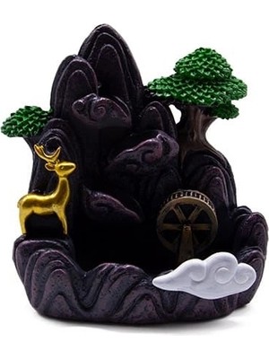 Efe Avm Seramik  Şelale Aromaterapi Geri Akışlı Tütsülük ( Lisinya )