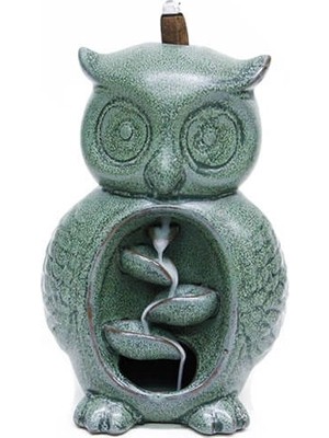 Efe Avm Seramik Baykuş Model Geri Akışlı Tütsülük ( Lisinya )