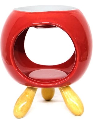 Efe Avm Buhurdanlık Ahşap Ayaklı Yuvarlak ( Lisinya )