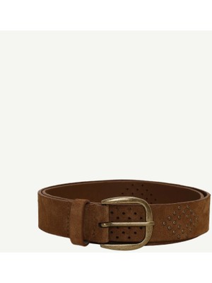 Yargıcı Aksesuar Detaylı Deri Kemer