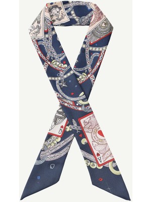 Yargıcı Desenli Fular